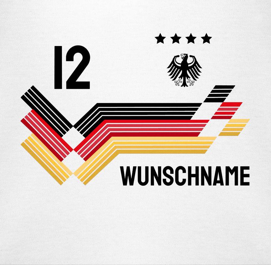 Shirtracer Trikot mit anpassbarem Namen und Trikotnummer: T-Shirt Gym Bag Shirtracer Zeitlich begrenztes Angebot