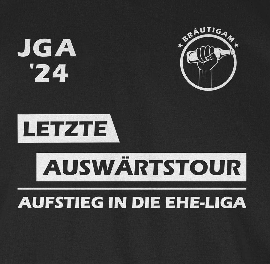 Shirtracer Letzte Auswärtstour - JGA 2024 I Team Bräutigam: Tshirt Rucksack Shirtracer Begrenzte Freigabe