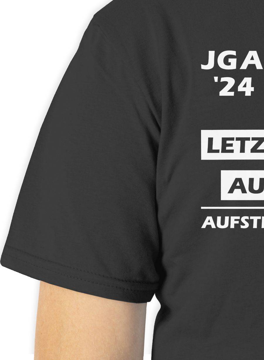 Shirtracer Letzte Auswärtstour - JGA 2024 I Team Bräutigam: Tshirt Rucksack Shirtracer Begrenzte Freigabe