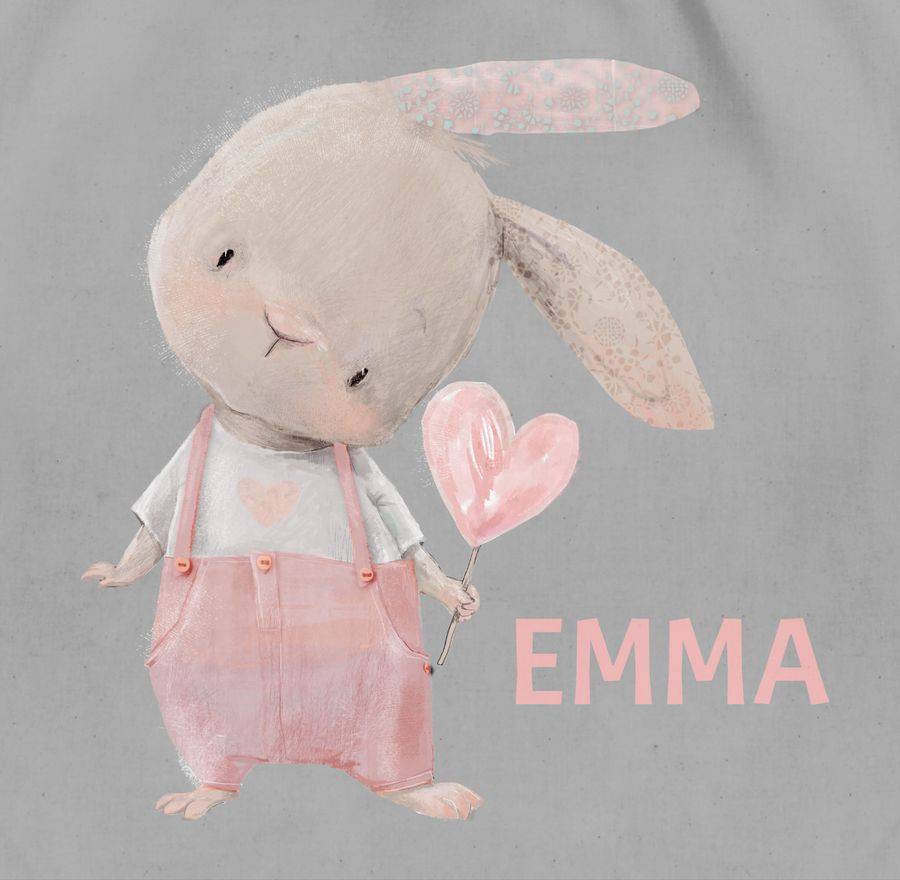 Shirtracer Mädchen Hase Rabbit Häschen Langohr Süße Hasen: T-Shirt Rucksack Shirtracer Letzte 2 Tage