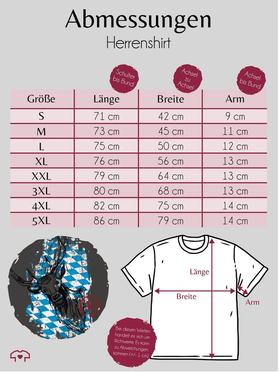 Shirtracer Hirsch mit bayrischem Muster Shirts & Mehr Shirtracer Zeitbegrenzte Promotion