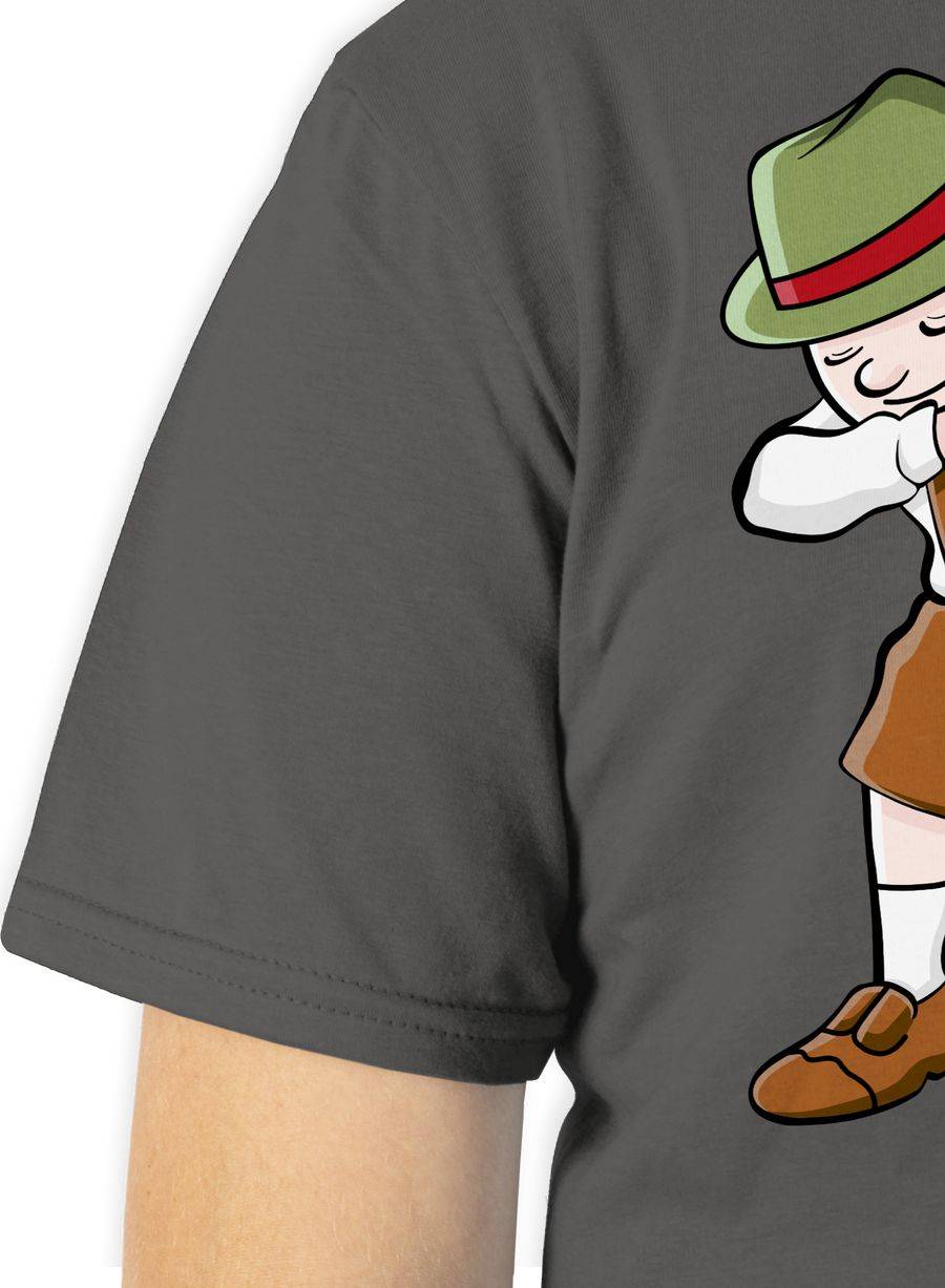 Shirtracer Dabbing Character in Lederhosen: Tshirt Rucksack Shirtracer Bis zu 60% Rabatt