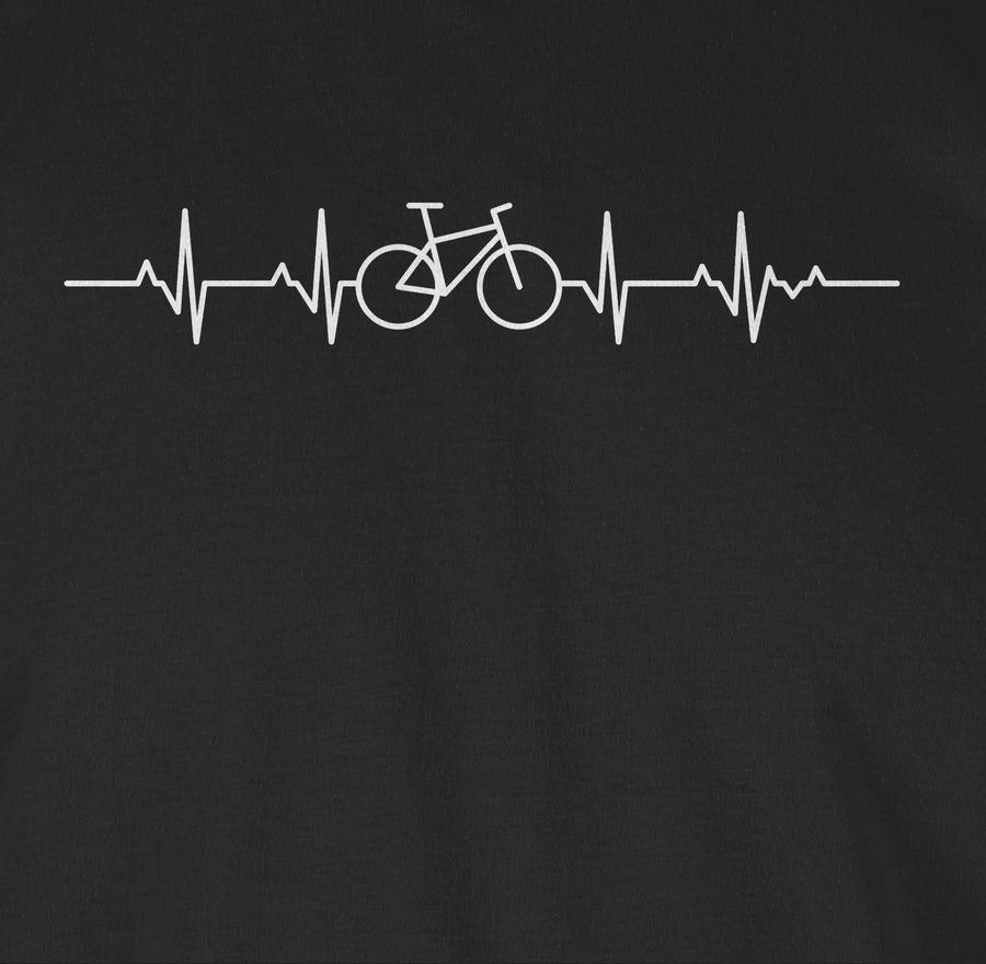 Shirtracer Herzschlag Fahrrad Shirts & Mehr Shirtracer 50% Rabatt mit kostenlosem Versand