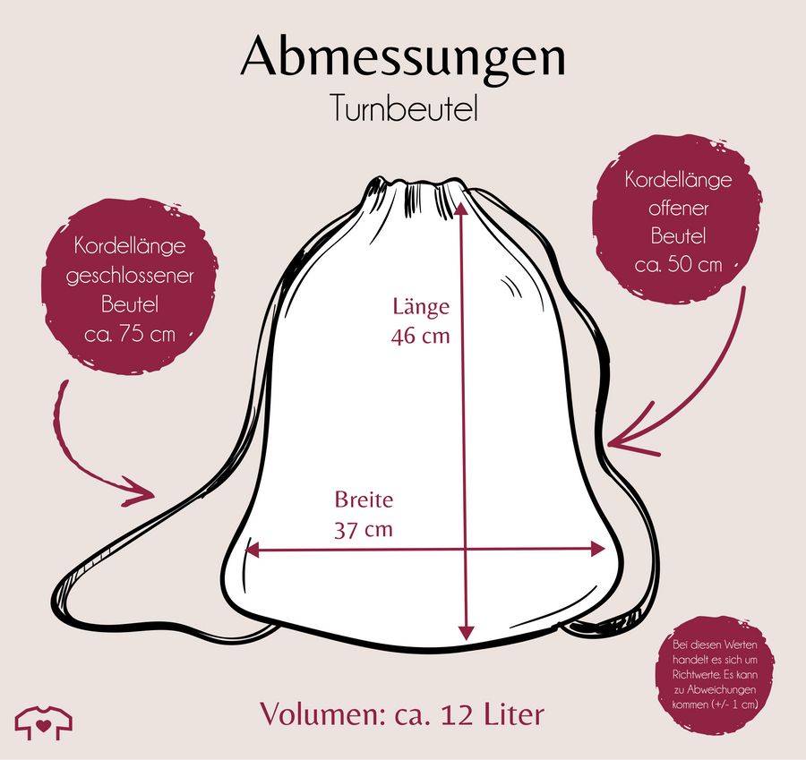 Shirtracer Echte Mädchen turnen: T-Shirt Rucksack Shirtracer Begrenzt auf 3 Tage