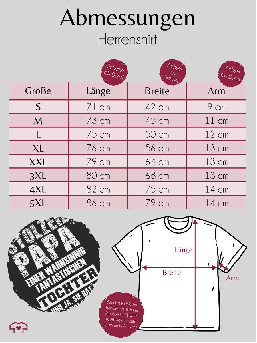 Shirtracer Stolzer Papa Fantastischen Tochter Shirts & Mehr Shirtracer Black Friday Preise