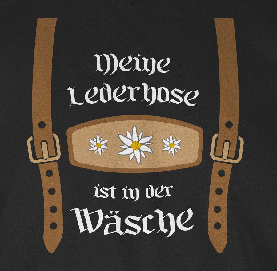 Shirtracer Meine Lederhose ist in der Wäsche Edelweiß: Tshirt Rucksack Shirtracer Hotsell