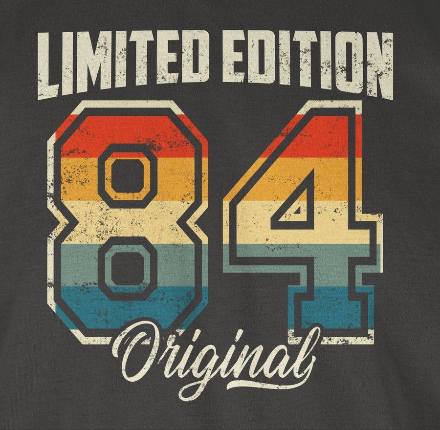 Shirtracer Limited Edition 1984 Original Vierzigster: T-Shirt Turnbeutel Shirtracer Versandkostenfrei