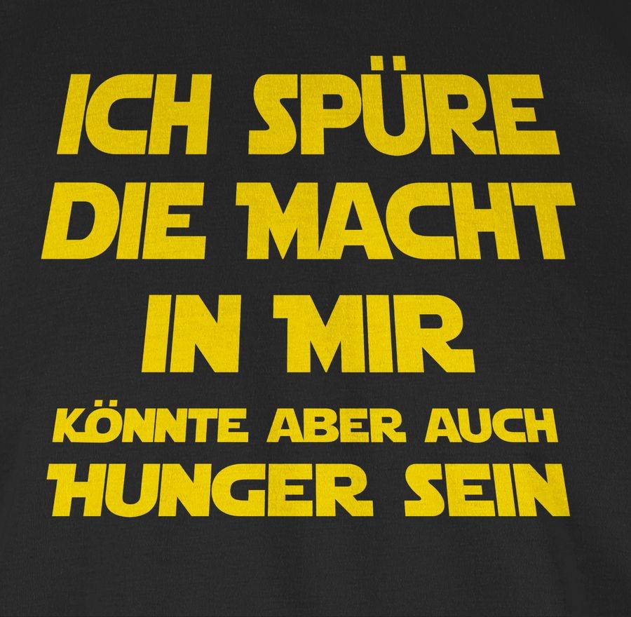 Shirtracer Ich spüre die Macht in mir Könnte aber auch Hunger sein: Tshirt Gym Bag Shirtracer Begrenztes Angebot