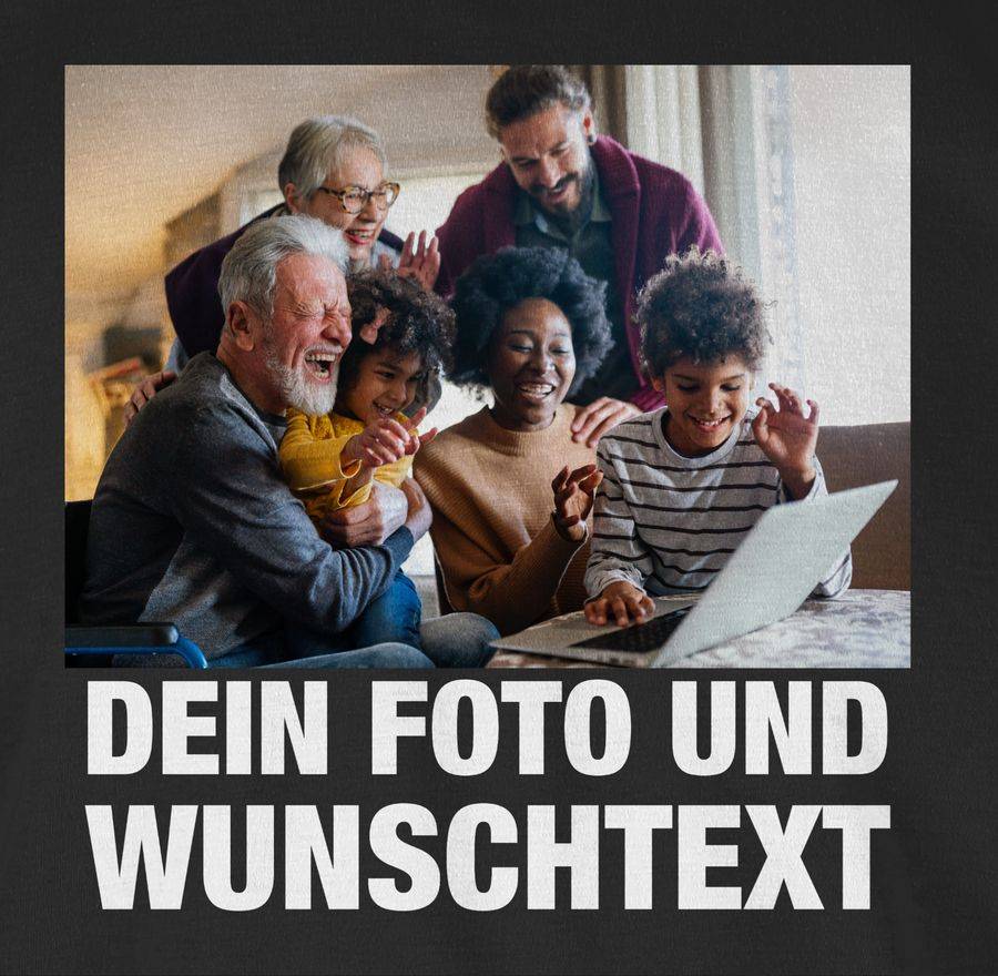 Shirtracer Mit Bild eigenem Foto Name Text Wunschtext: Tshirt Rucksack Shirtracer Saisonschlussverkauf