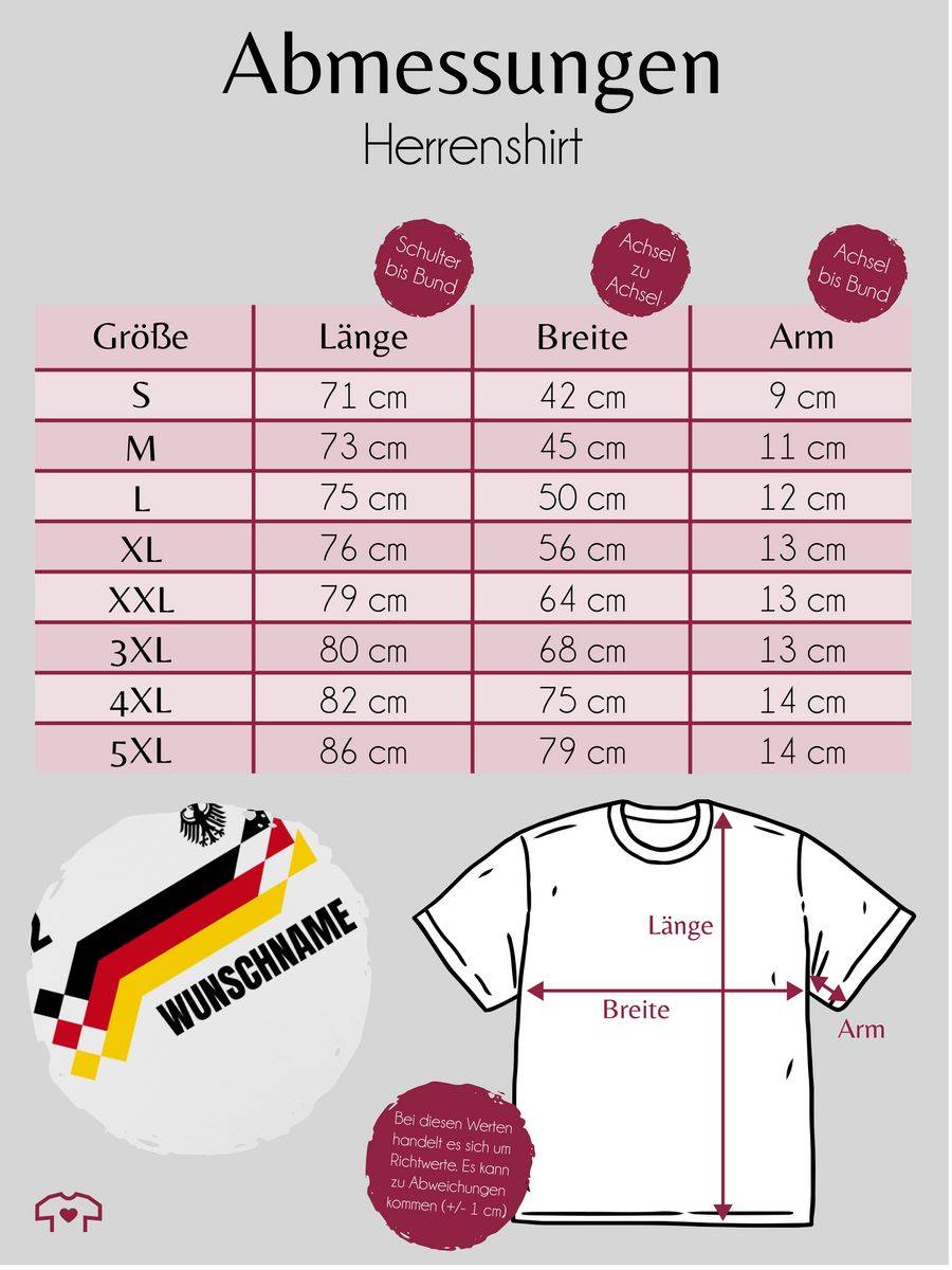 Shirtracer Deutschland Trikot mit Name und Nummer Germany: Tshirt Rucksack Shirtracer Cyber Monday