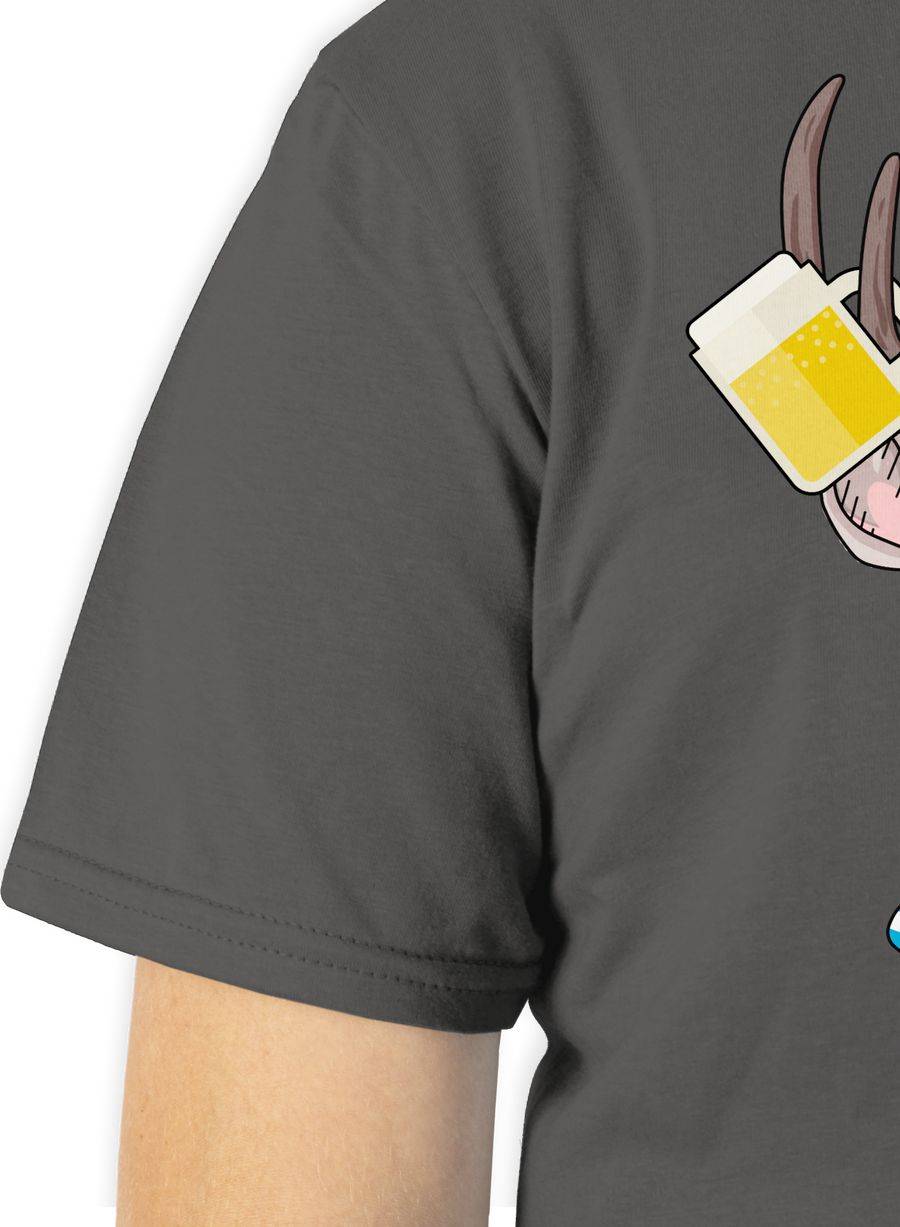 Shirtracer Oktoberfest Hirsch: T-Shirt Turnbeutel Shirtracer Jubiläumsangebot