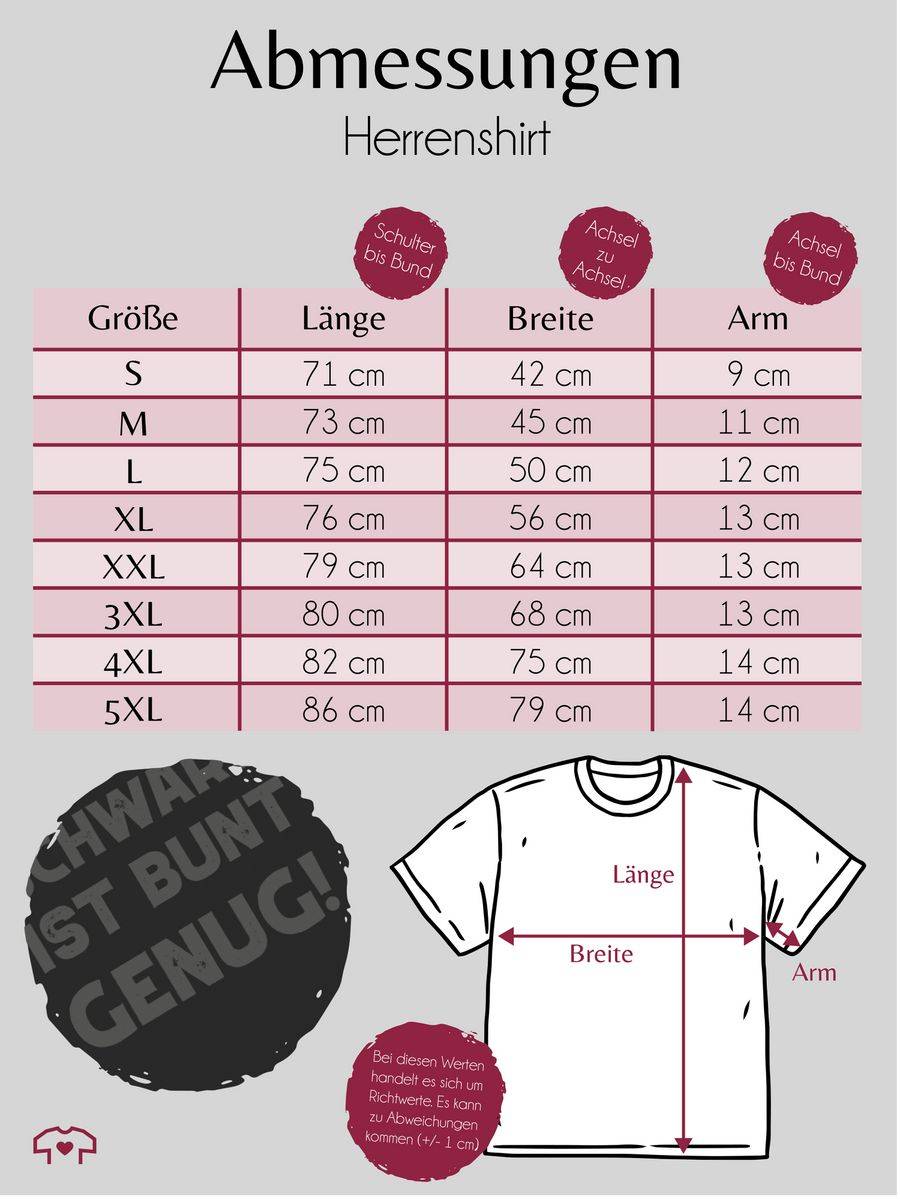 Shirtracer Schwarz ist bunt genug Shirts & Mehr Shirtracer Räumungsverkauf