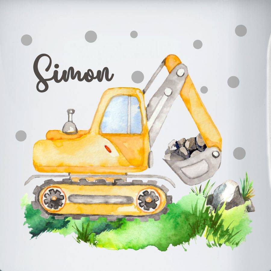 Shirtracer Bagger Baggerfahrer Geschenk: T-Shirt Turnbeutel Shirtracer Kostenloser Versand international