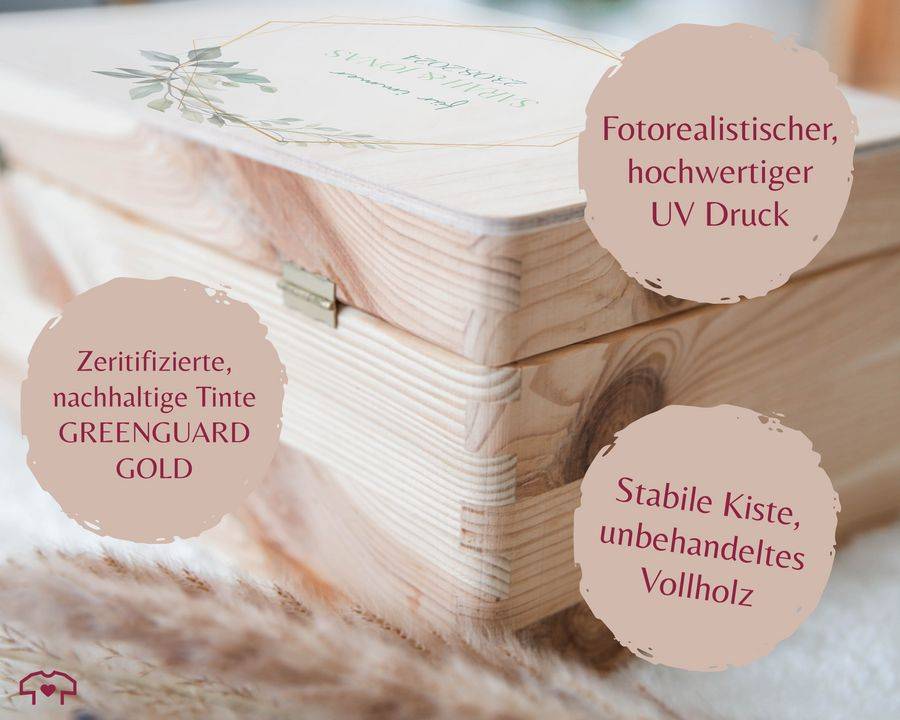 Shirtracer Für immer Hochzeit Box für Geldgeschenke Box für Karten Hochzeit Erinnerun Shirtracer Begrenzt auf 3 Tage