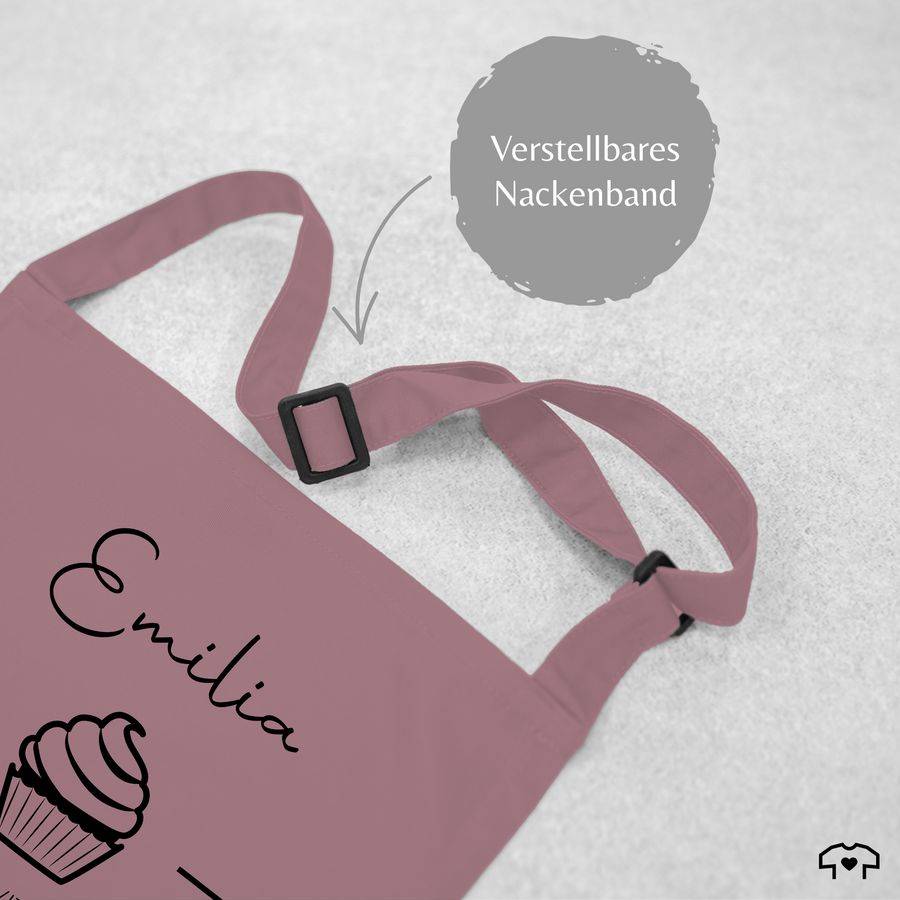 Shirtracer Baking with Love mit Namen: T-Shirt Rucksack Shirtracer Versandkostenfrei