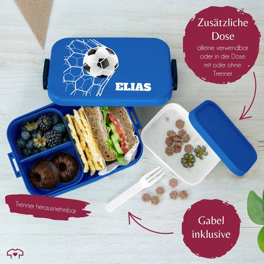 Shirtracer Fußball Brotdose Personalisiert Kleine Geschenke für Fußballfans Fußballgesc Shirtracer Exklusivangebot