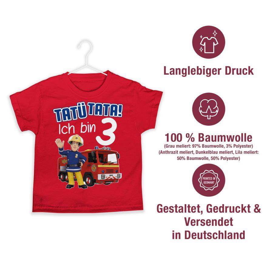 Shirtracer Tatü Tata! Ich bin 3 - blau Shirts & Mehr Shirtracer Neueste Mode