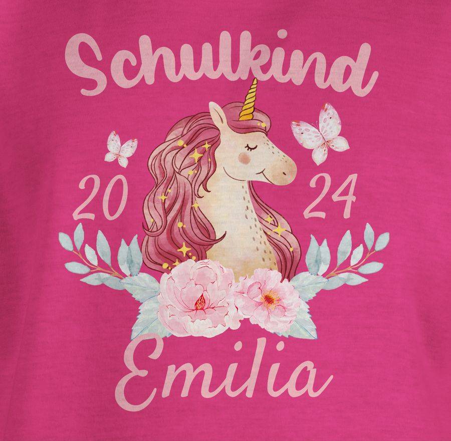 Shirtracer Schulkind Einhorn 2024 Shirts & Mehr Shirtracer VIP-Rabatte