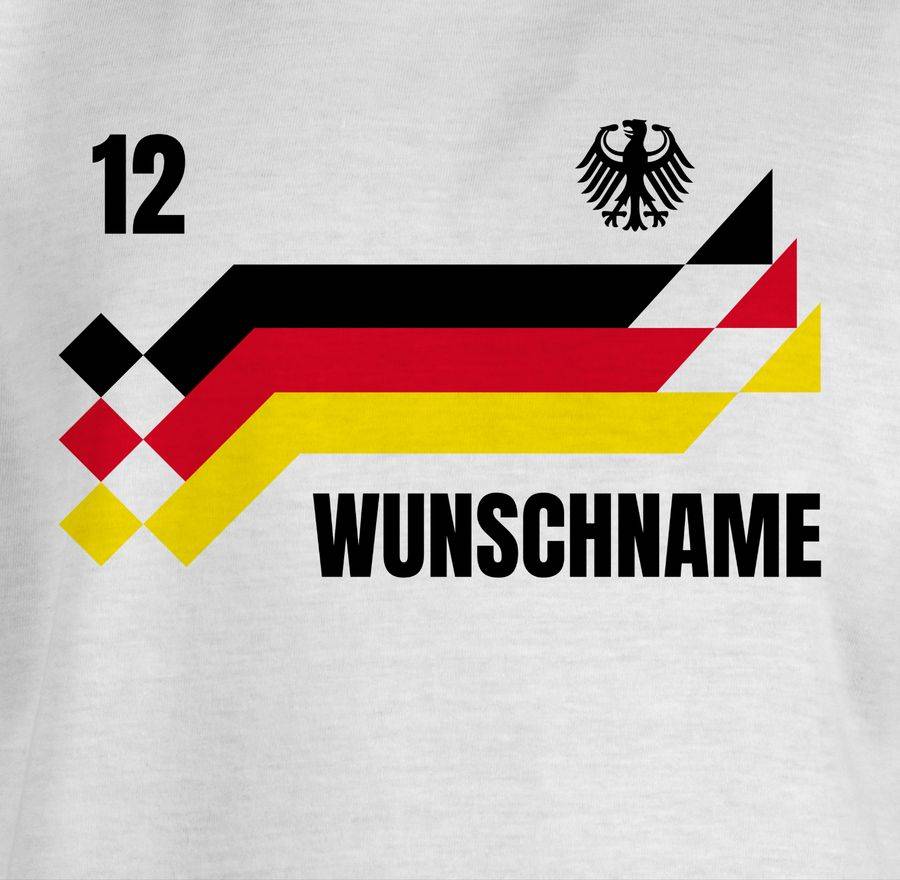 Shirtracer Deutschland Trikot mit Name und Nummer Germany: Tshirt Rucksack Shirtracer Kostenlose Rückgabe