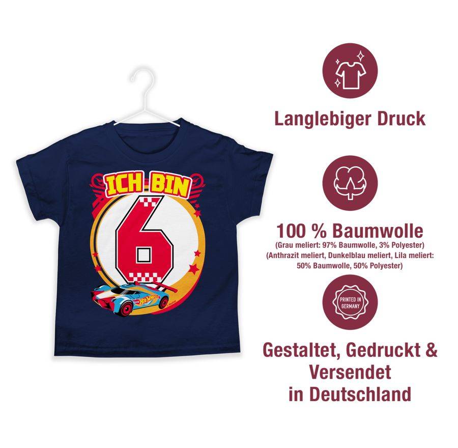 Shirtracer Ich bin 6 - Rennauto Shirts & Mehr Shirtracer Bis zu 60% Rabatt
