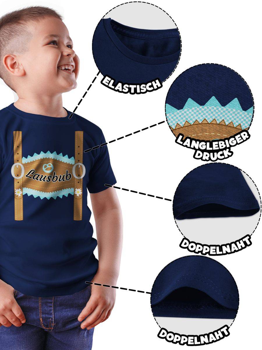 Shirtracer Lausbub Lederhose: T-Shirt Rucksack Shirtracer Clearance-Verkauf