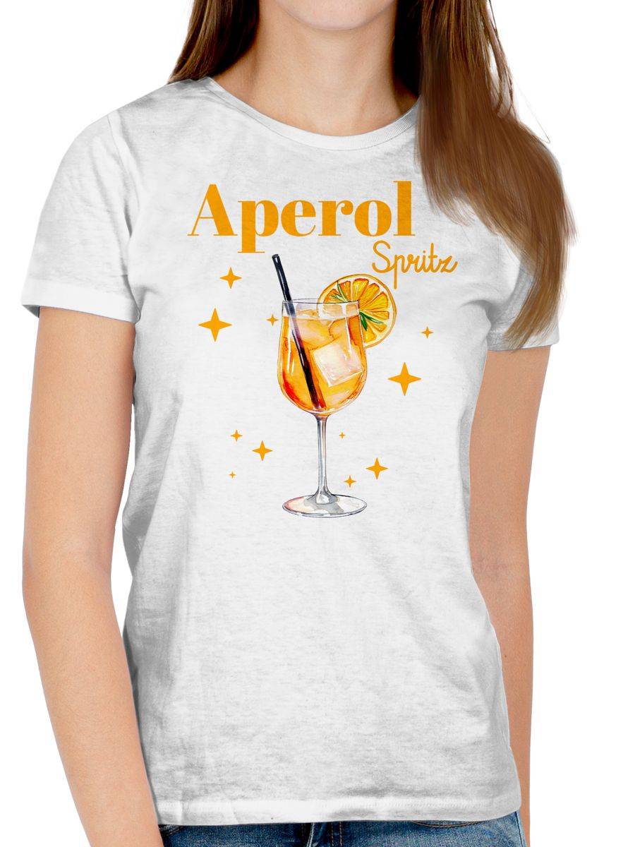 Shirtracer Aperol Spritz Kostüm Aperoli Aperollin Freundin Spritztour Shirts & Mehr Shirtracer Verkauf