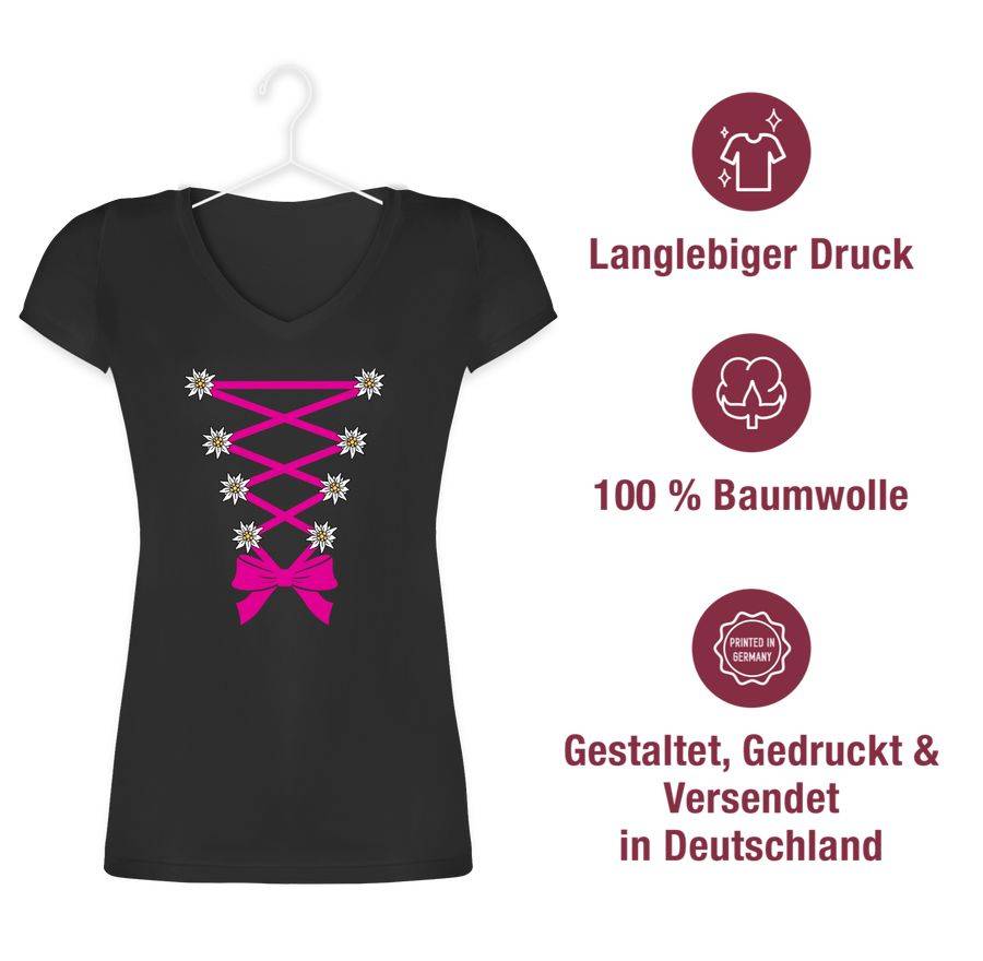 Shirtracer Dirndl mit Edelweiß Shirts & Mehr Shirtracer Angebote