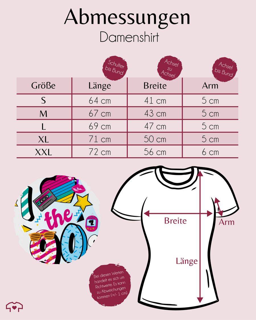 Shirtracer I love the 90s bunt: T-Shirt Turnbeutel Shirtracer Hotsell