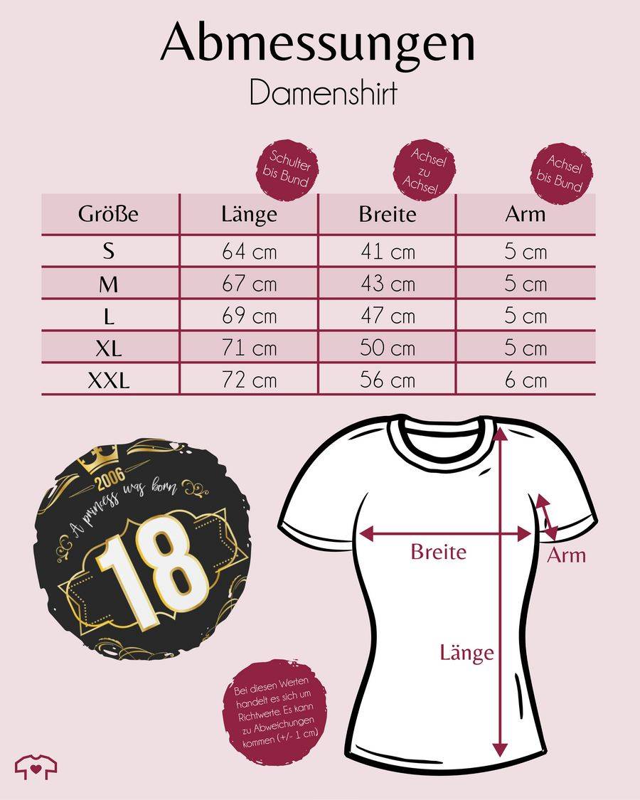 Shirtracer Achtzehnter Prinzessin Mädchen 2006 Shirts & Mehr Shirtracer Günstiger Verkauf