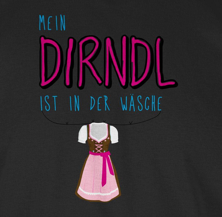 Shirtracer Mein Dirndl ist in der Wäsche Shirts & Mehr Shirtracer Fabrik Onlineshop