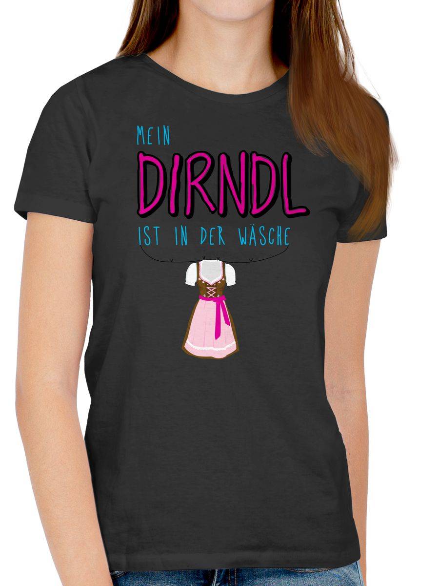 Shirtracer Mein Dirndl ist in der Wäsche Shirts & Mehr Shirtracer Fabrik Onlineshop
