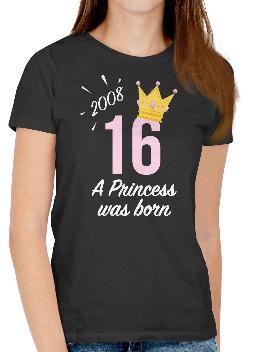 Shirtracer Sechzehnter Mädchen Princess 2008: Tshirt Turnbeutel Shirtracer Günstig kaufen