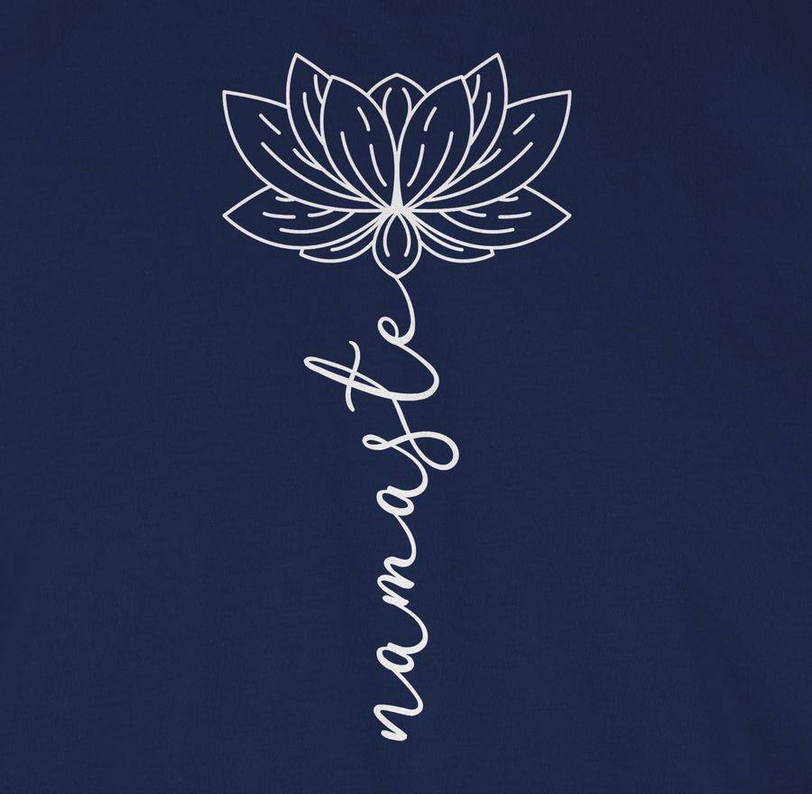 Shirtracer Namaste Lotusblüte weiß: Tshirt Rucksack Shirtracer Online Shopping