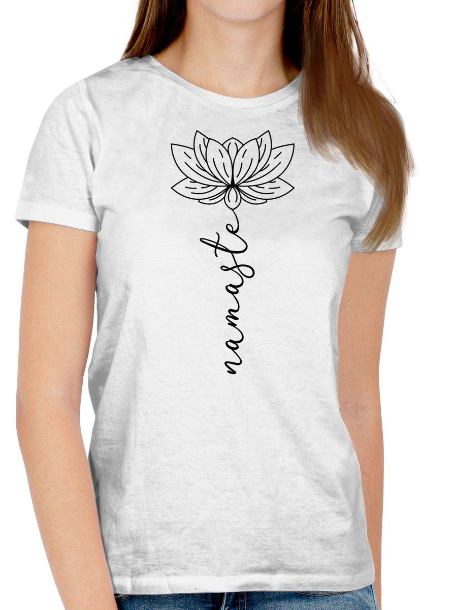 Shirtracer Namaste Lotusblüte: Tshirt Rucksack Shirtracer Exklusivangebot