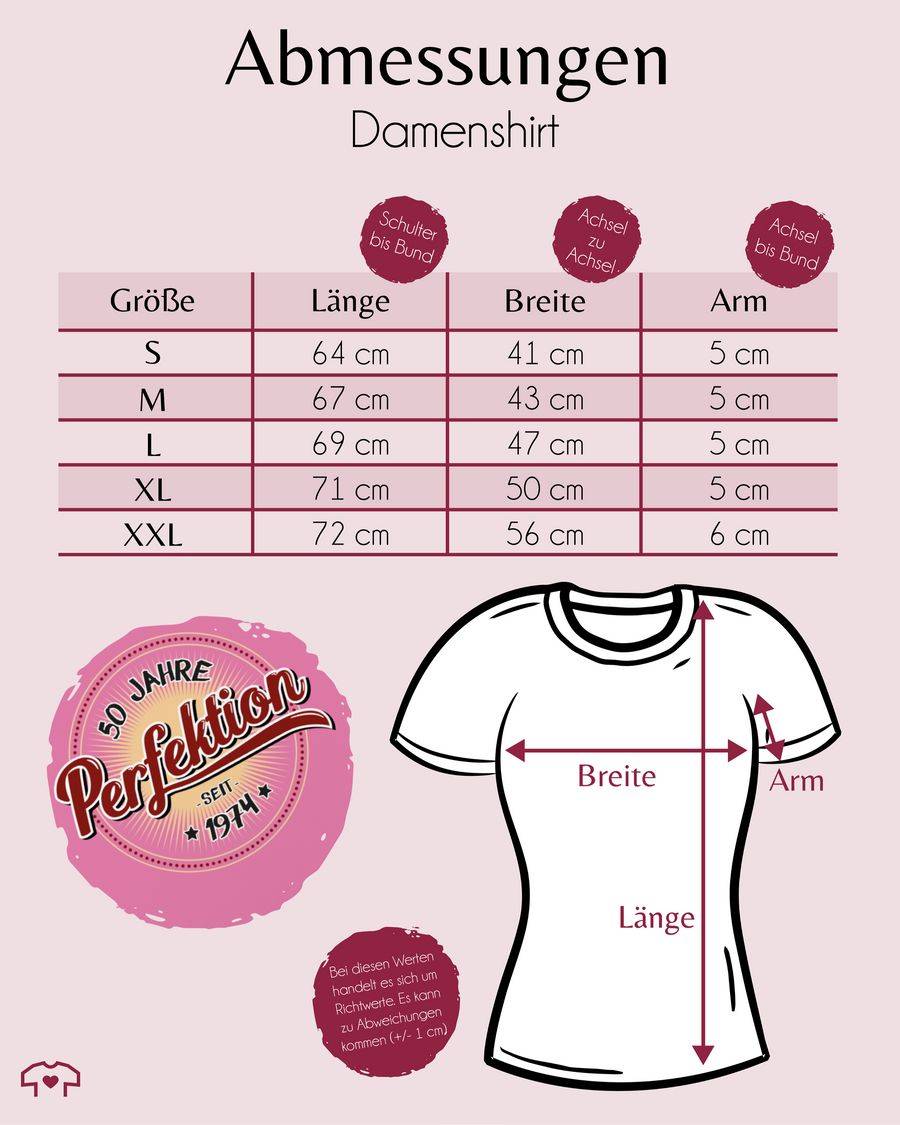 Shirtracer Fünfzig Jahre Perfektion 1974 I Shirts & Mehr Shirtracer Preisnachlass