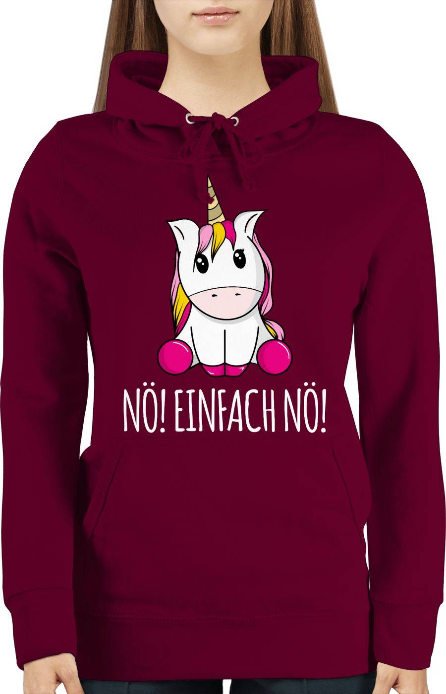 Shirtracer Nö! Einfach Nö! Einhorn weiß Shirts & Mehr Shirtracer Valentinstagsangebot