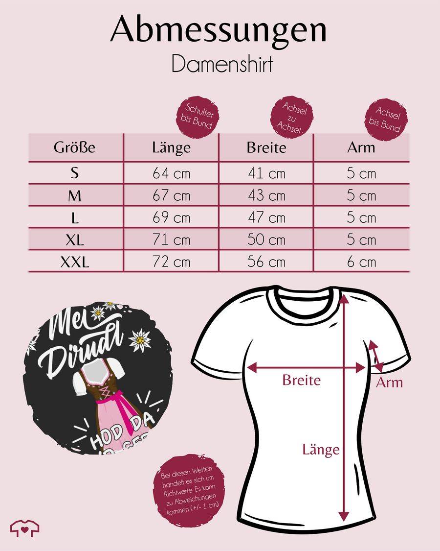 Shirtracer Mei Dirndl hod da Hund gfressn Shirts & Mehr Shirtracer Saisonale Angebote