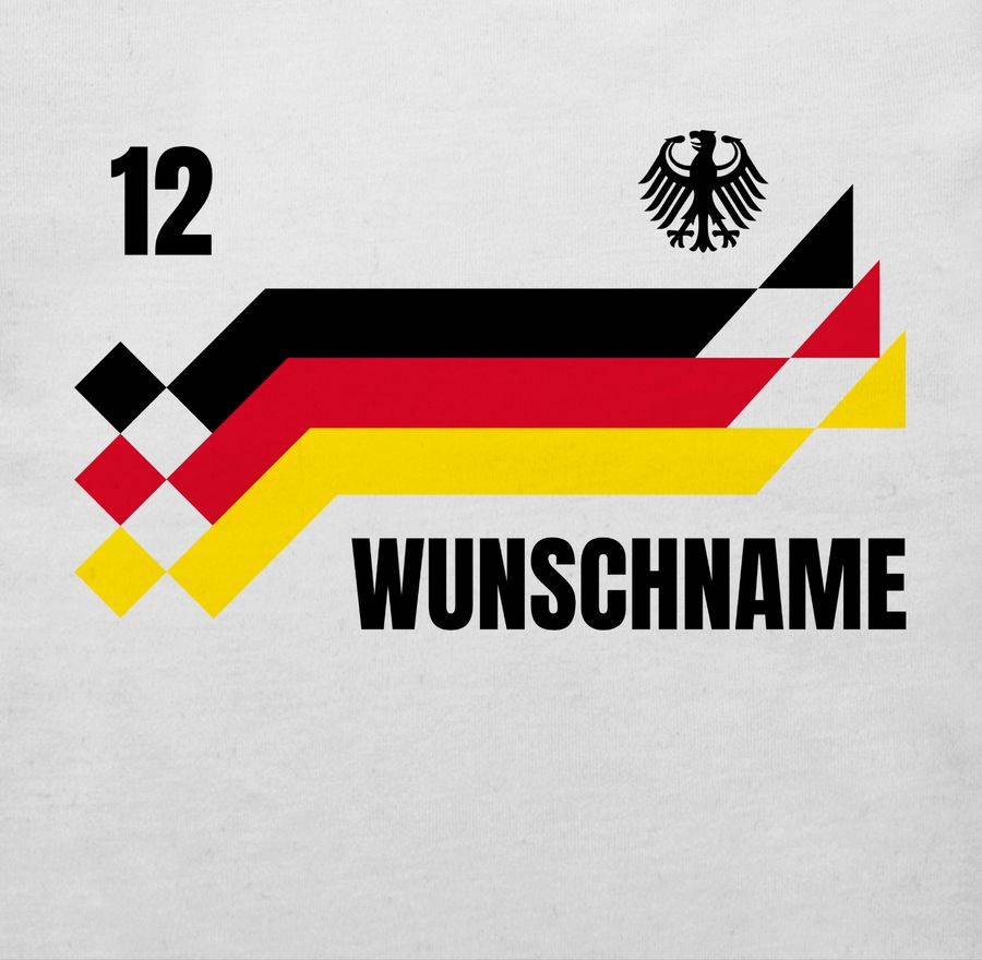 Shirtracer Deutschland Trikot mit Name und Nummer Germany: Tshirt Rucksack Shirtracer Neueste Stile
