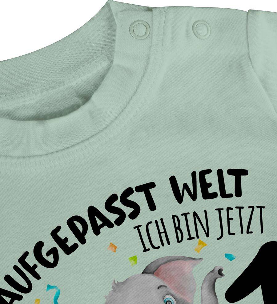 Shirtracer Ich bin jetzt 1 - Aufgepasst Welt: Tshirt Gym Bag Shirtracer Letzte 2 Tage