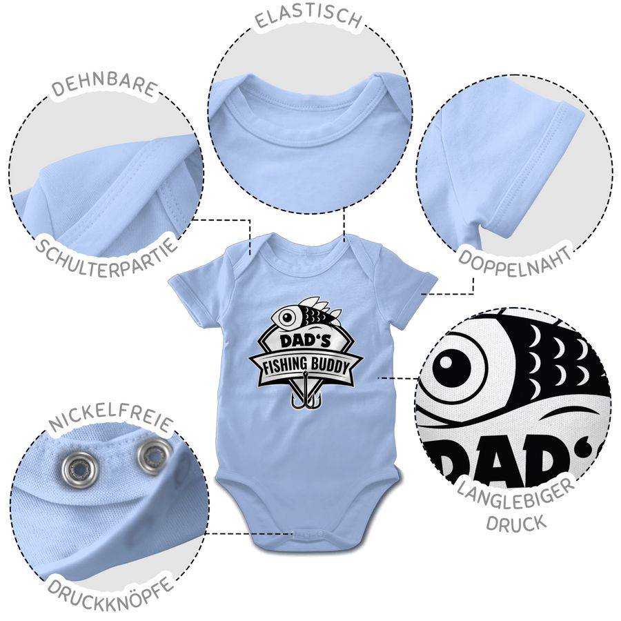 Shirtracer Dad's fishing Buddy Shirts & Mehr Shirtracer Bis zu 50% Rabatt