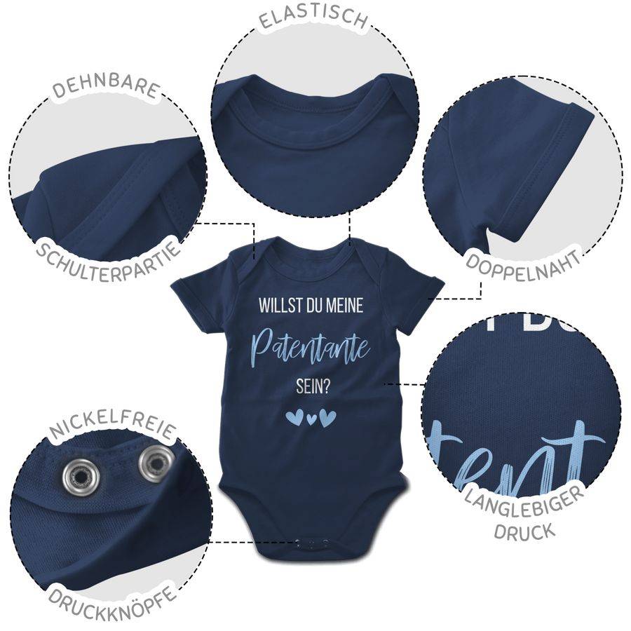 Shirtracer Willst du meine Patentante sein? Babyblau: Tshirt Turnbeutel Shirtracer Vierteljährliche Förderung