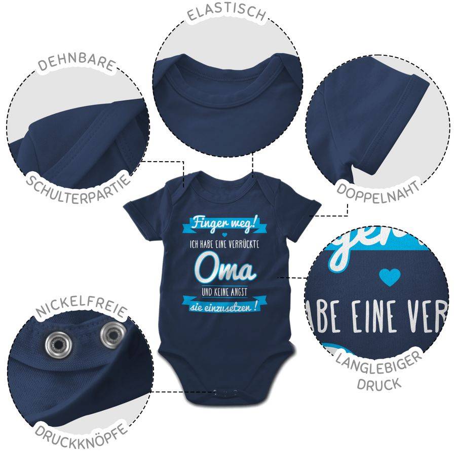 Shirtracer Ich habe eine verrückte Oma blau Shirts & Mehr Shirtracer Im Verkauf
