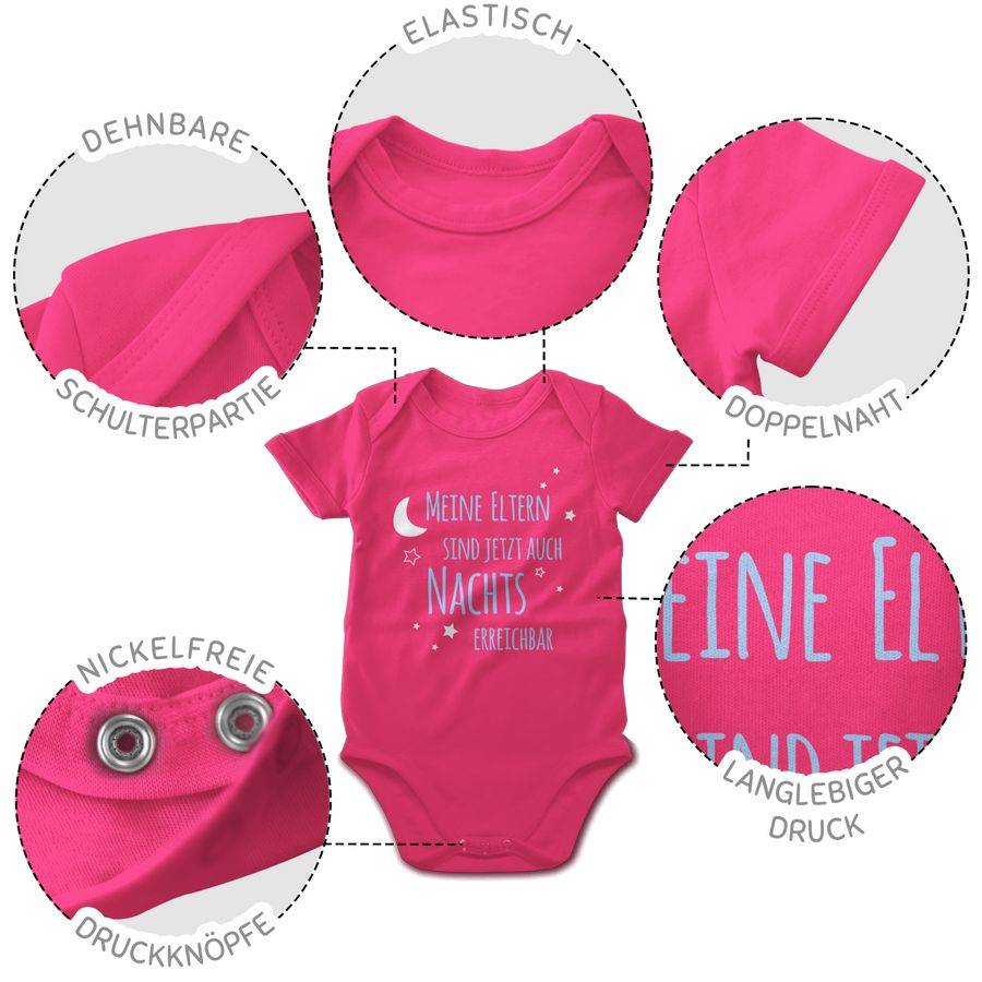 Shirtracer Meine Eltern sind jetzt auch Nachts erreichbar blau Shirts & Mehr Shirtracer zollfrei