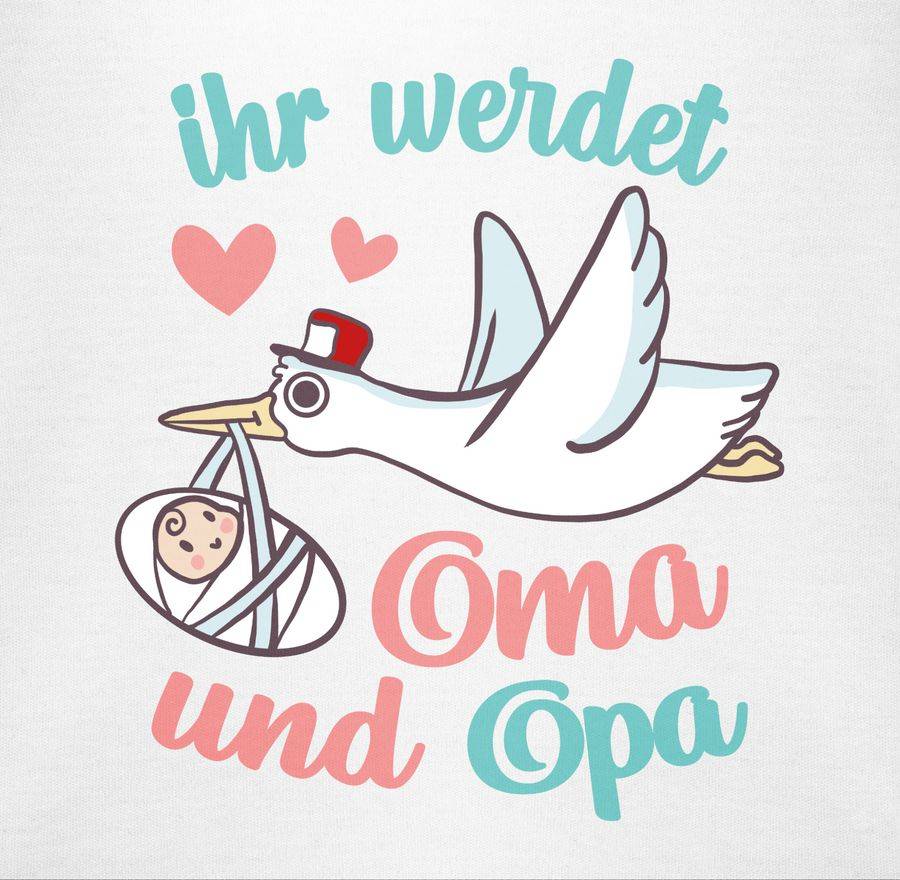 Shirtracer Ihr werdet Oma und Opa - Storch Shirts & Mehr Shirtracer Rabatte dieses Monats