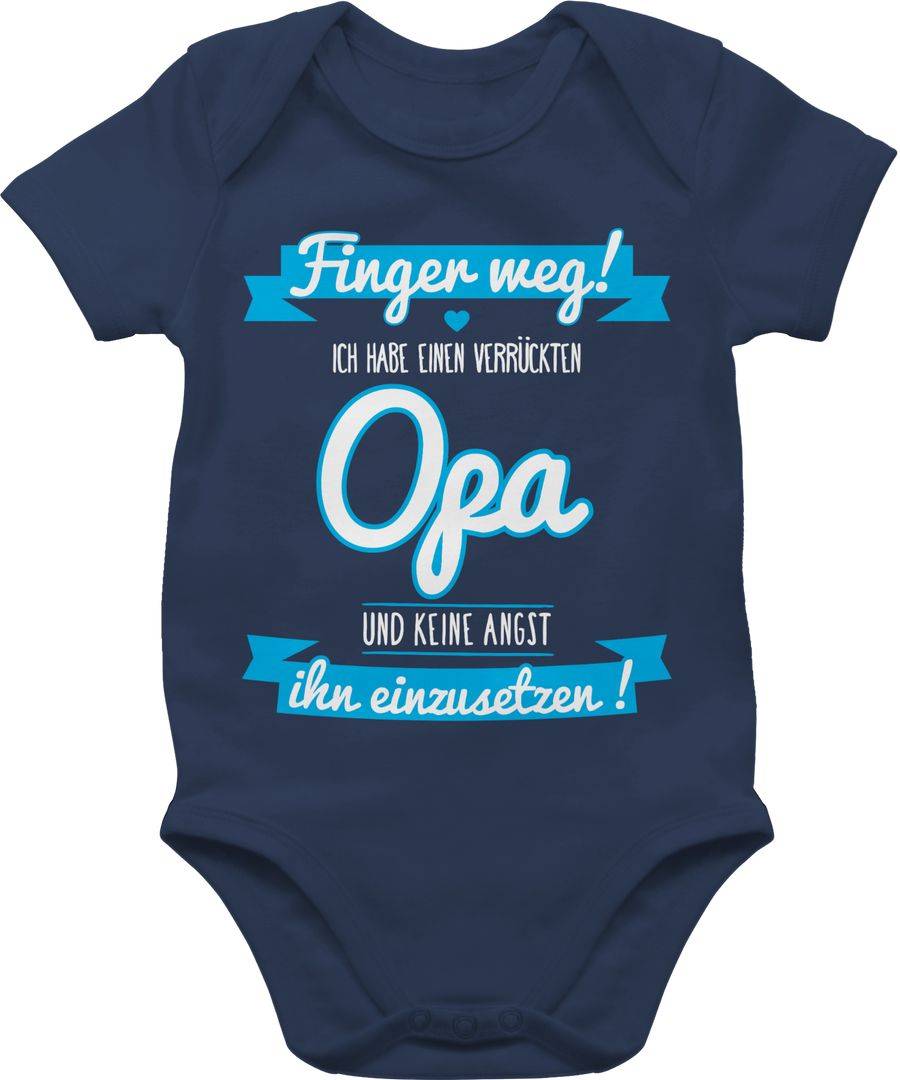 Shirtracer Ich habe einen verrückten Opa blau Shirts & Mehr Shirtracer Online