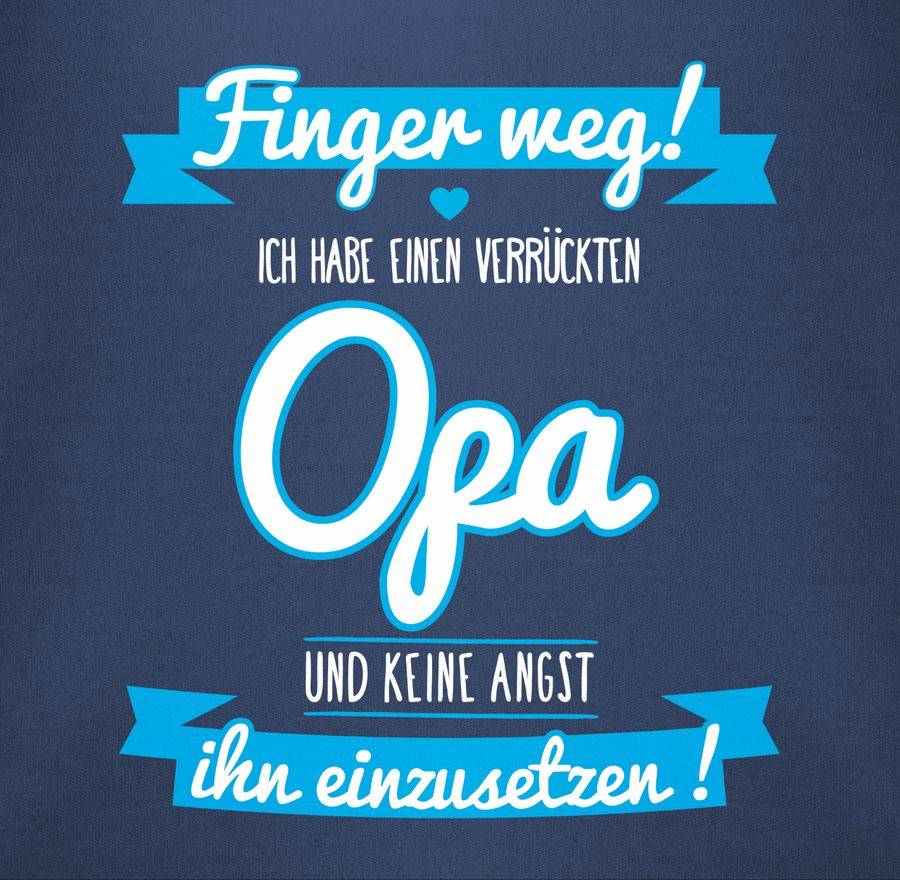 Shirtracer Ich habe einen verrückten Opa blau Shirts & Mehr Shirtracer Online