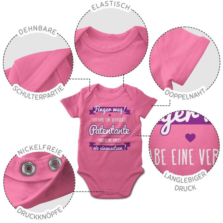 Shirtracer Ich habe eine verrückte Patentante lila Shirts & Mehr Shirtracer Günstiger Verkauf