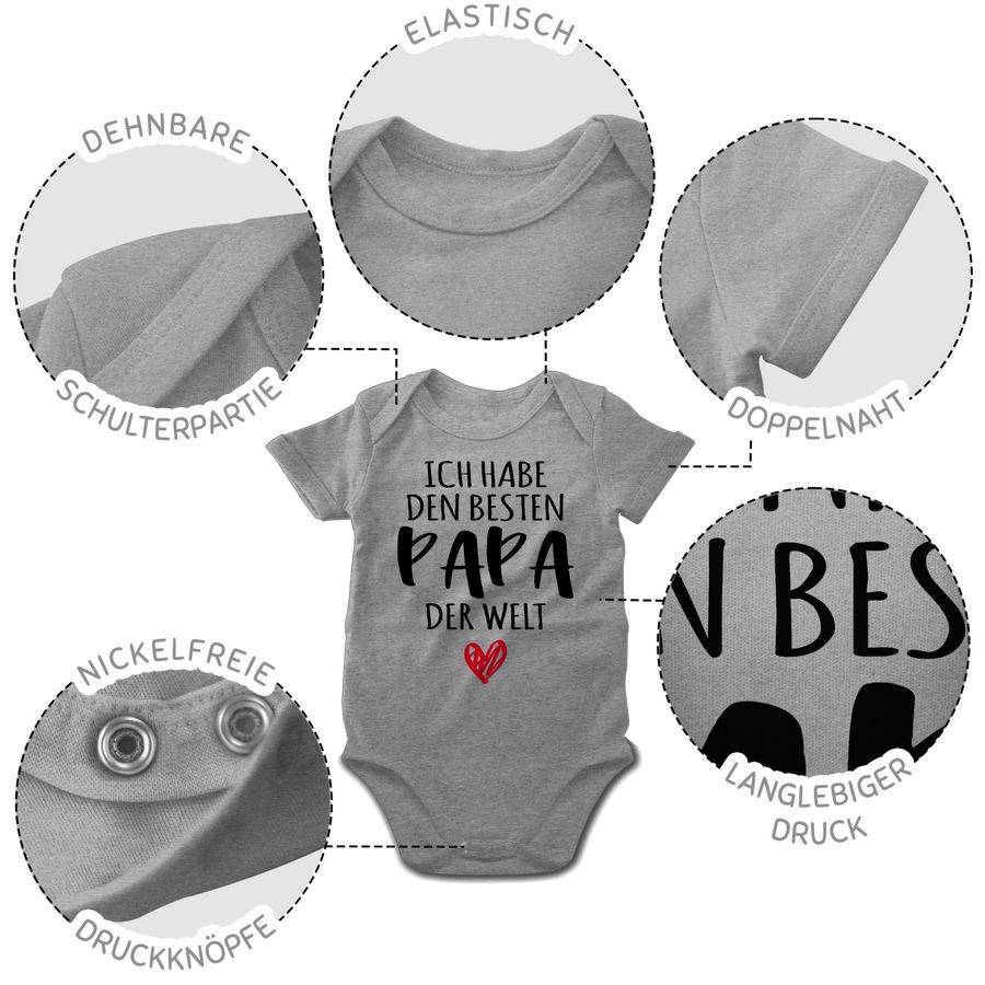 Shirtracer Ich habe den besten Papa der Welt - Bester Papa ist der Beste: T-Shirt Turnbeute Shirtracer Fabrik Onlineshop