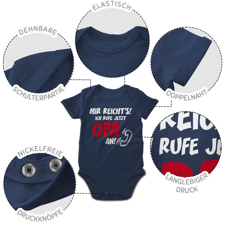 Shirtracer Mir reichts Ich ruf jetzt Opa an Shirts & Mehr Shirtracer Fabrikpreis