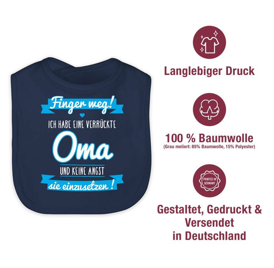 Shirtracer Ich habe eine verrückte Oma blau Shirts & Mehr Shirtracer Rabatt